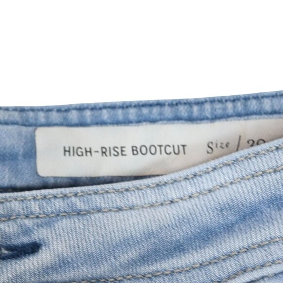 Pilcro Anthropologie High Rise Bootcut Flare Jeans Light Wash Size 30 70's - Picture 5 of 9